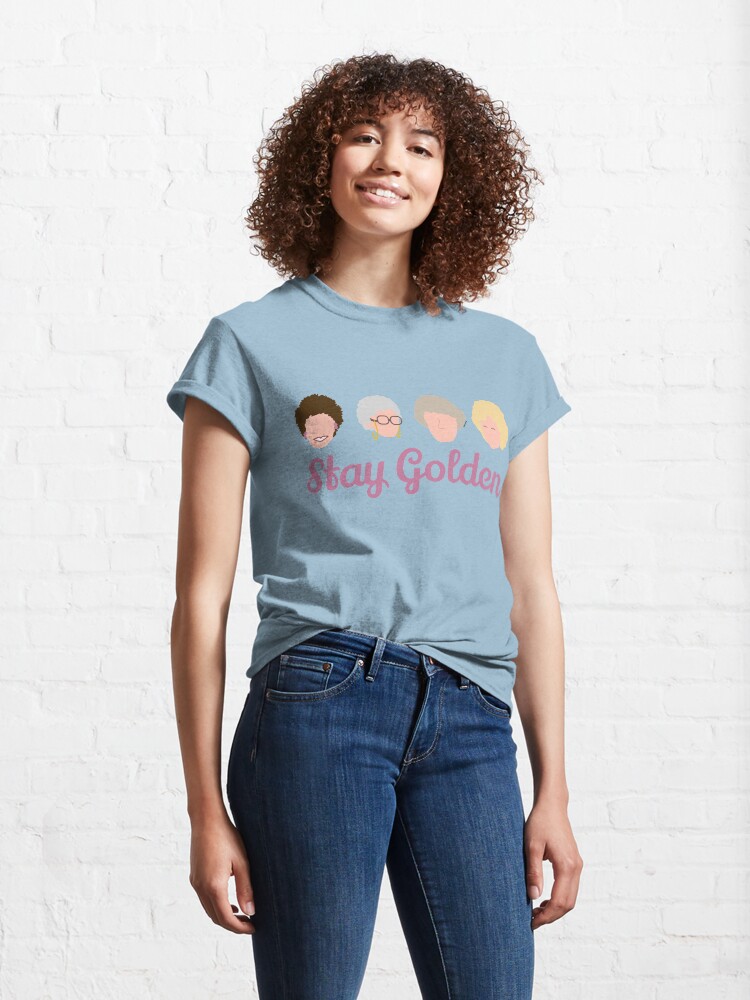 Alternate view of Stay Golden Golden Girls Classic T-Shirt