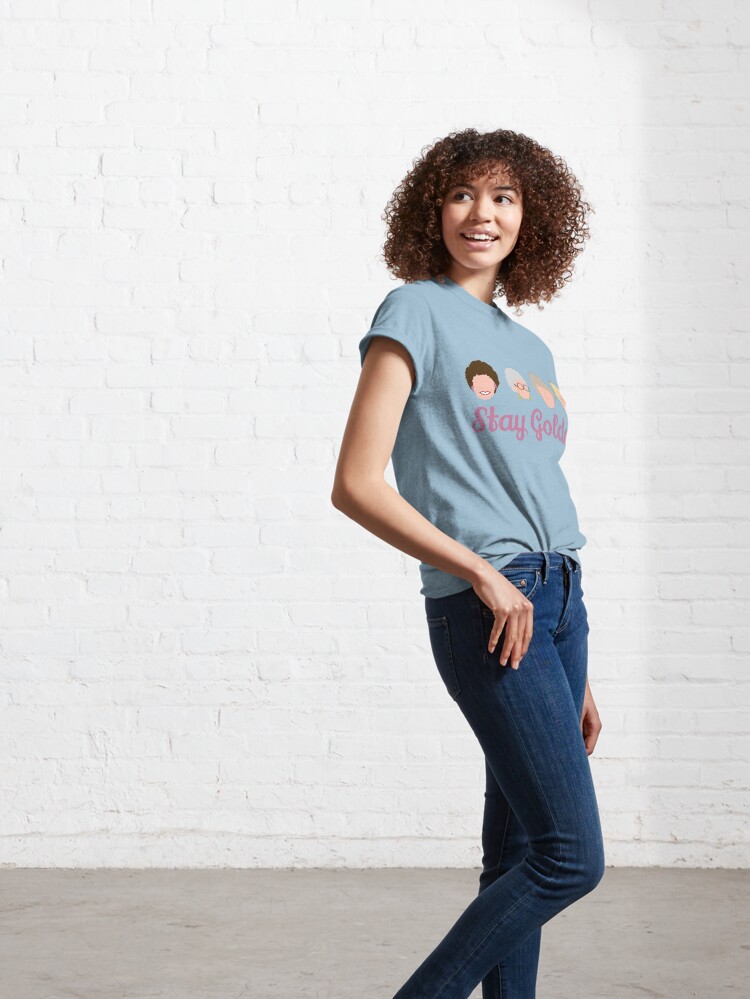 Alternate view of Stay Golden Golden Girls Classic T-Shirt