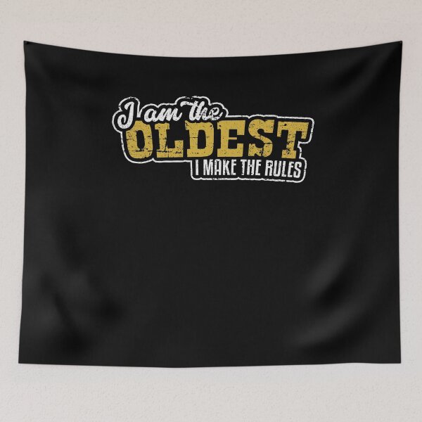 Item preview, I'm The Oldest Rules Brother Sister Family Bro Sis designed and sold by Kieran Abbott.