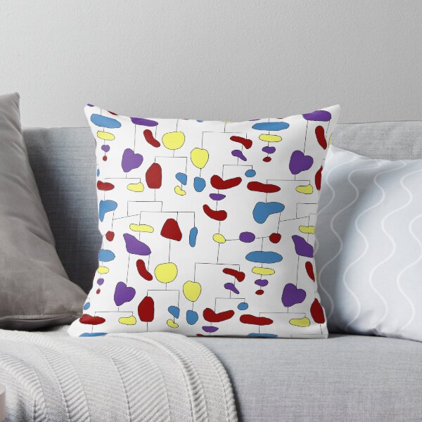 Impossible mobile by Hypersphere Throw Pillow