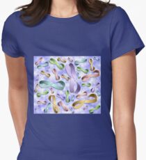 Moebius Clouds by Hypersphere Women's Fitted T-Shirt