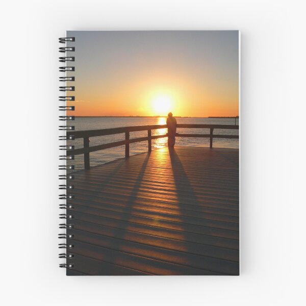 Item preview, Sunset at the Fishing Pier  155 Views designed and sold by Rosalie Scanlon.
