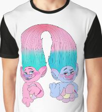 Satin and Chenille Graphic T-Shirt