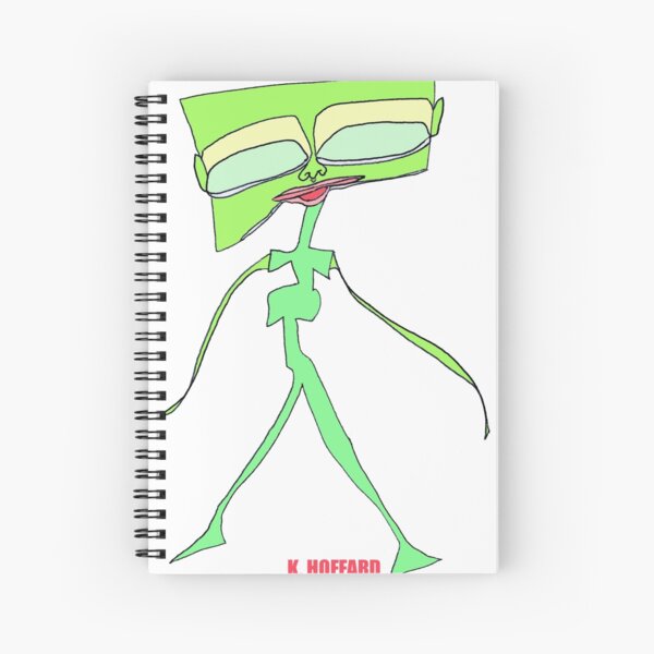Alien Fashion Model Spiral Notebook