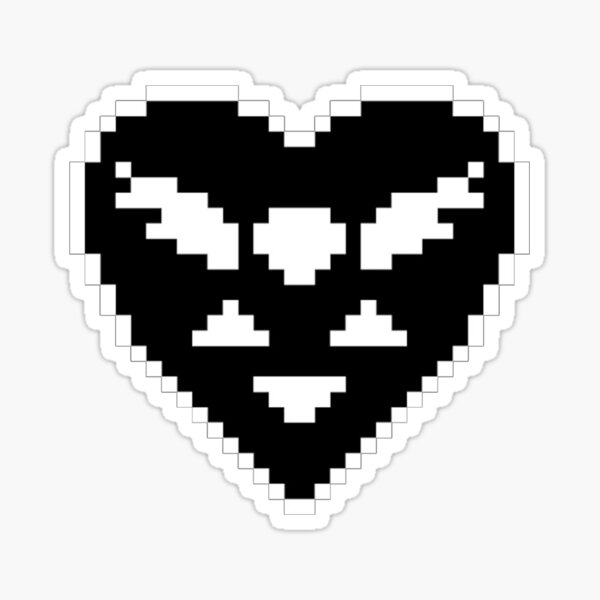 Flowey Undertale Pixel Logo Stickers for Sale