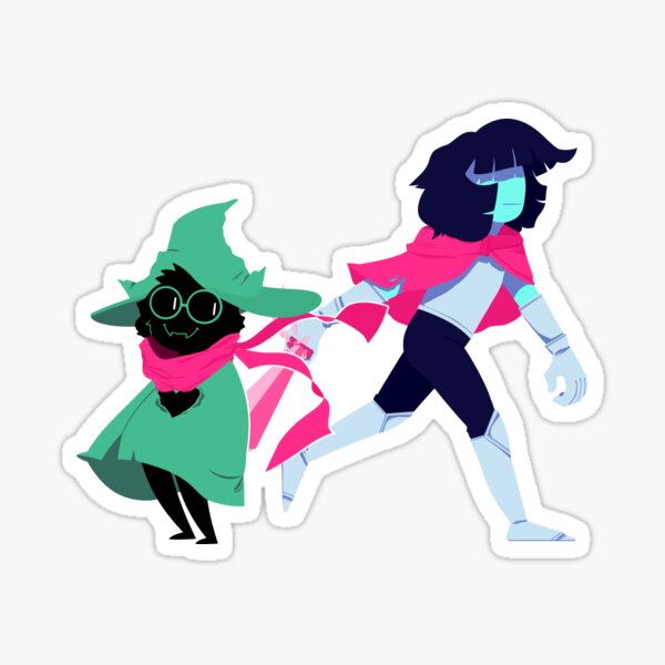 Kris and Ralsei Sticker