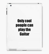 Guitar Player Musician Funny Gift Idea iPad Case/Skin