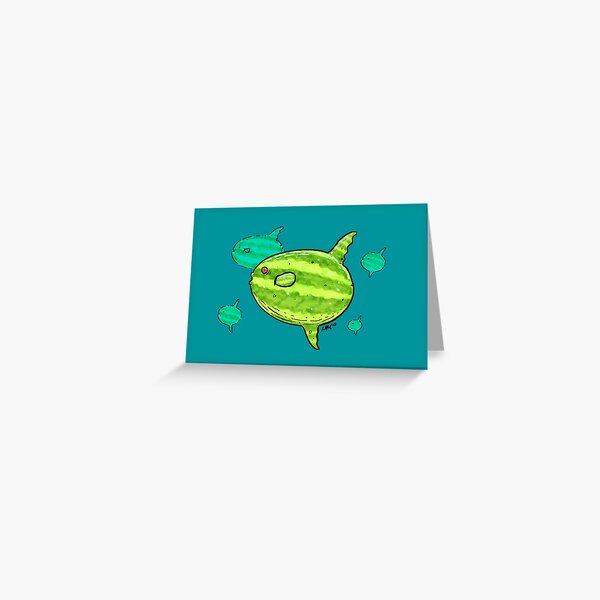 Melon Mola Greeting Card