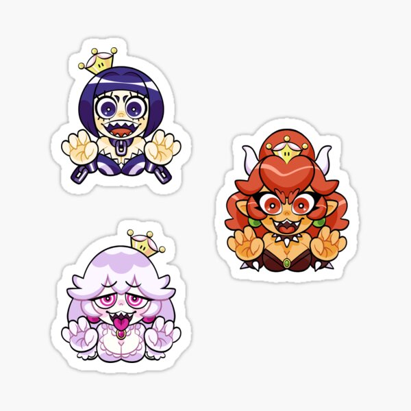 Bowsette and friends Sticker