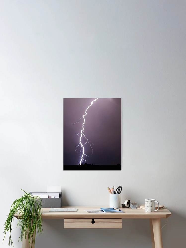 Thumbnail 2 of 3, Poster, Lightning Roots designed and sold by Dennis Jones - CameraView.