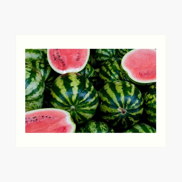 Watermelon Crazy Art Print