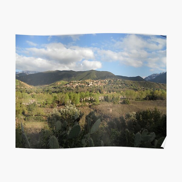 Moroccan Landscape Poster