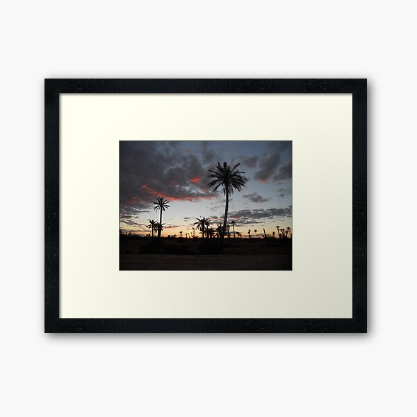 Moroccan Sunset Framed Art Print
