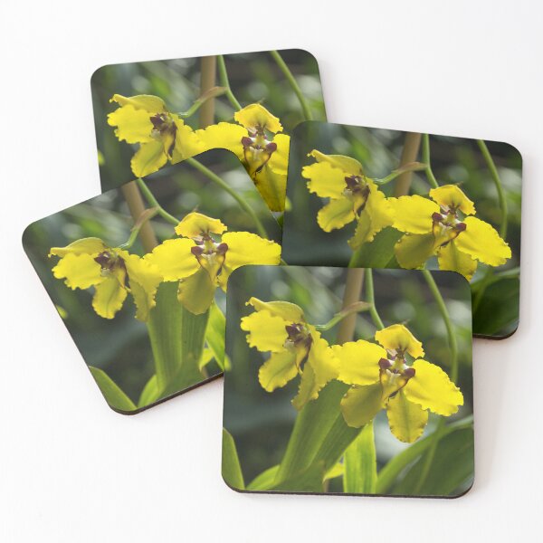 Item preview, Luminosity in Golden Yellow - Glowing Sunny Orchids designed and sold by Georgia Mizuleva.