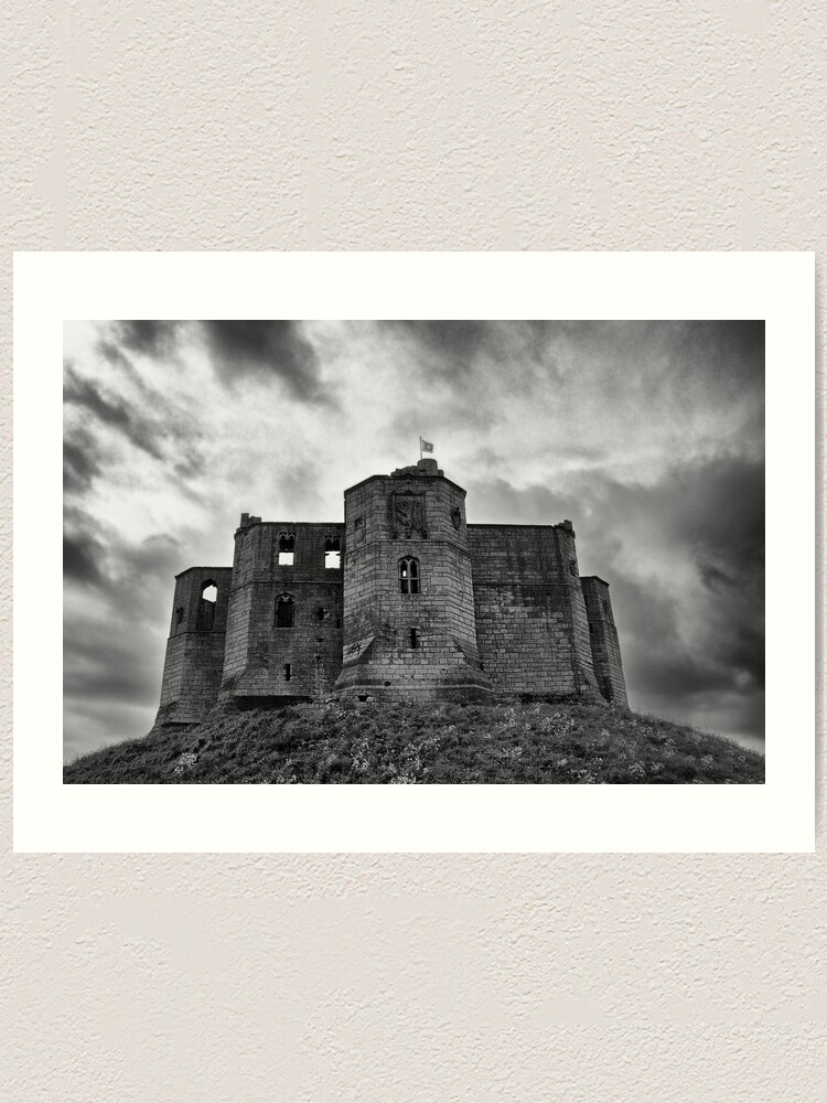 Alternate view of Warkworth Castle: Northumberland Art Print
