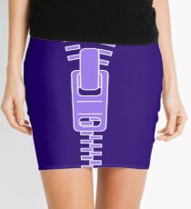 ZIPPER SIX Mini Skirt