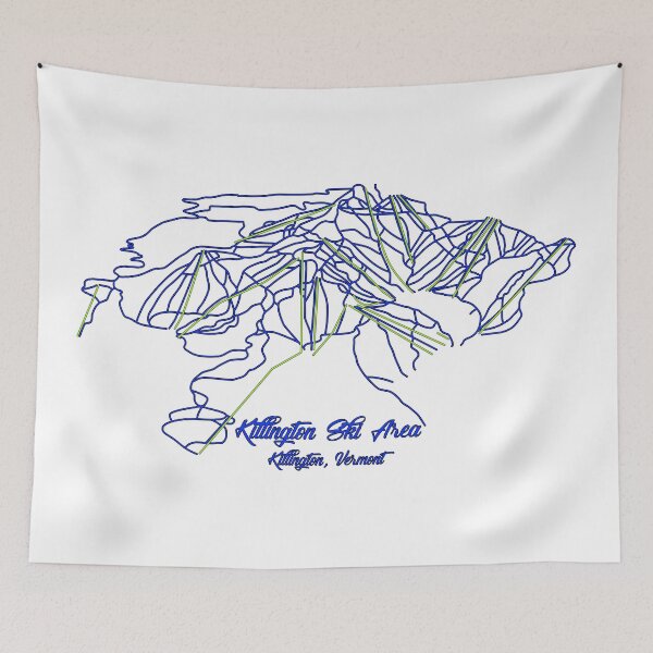 Item preview, Killington Ski Map designed and sold by ChasingGnarnia.