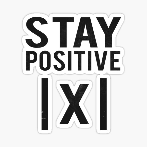 Artikel-Vorschau von Bleib positiv, designt und verkauft von STdesigns.