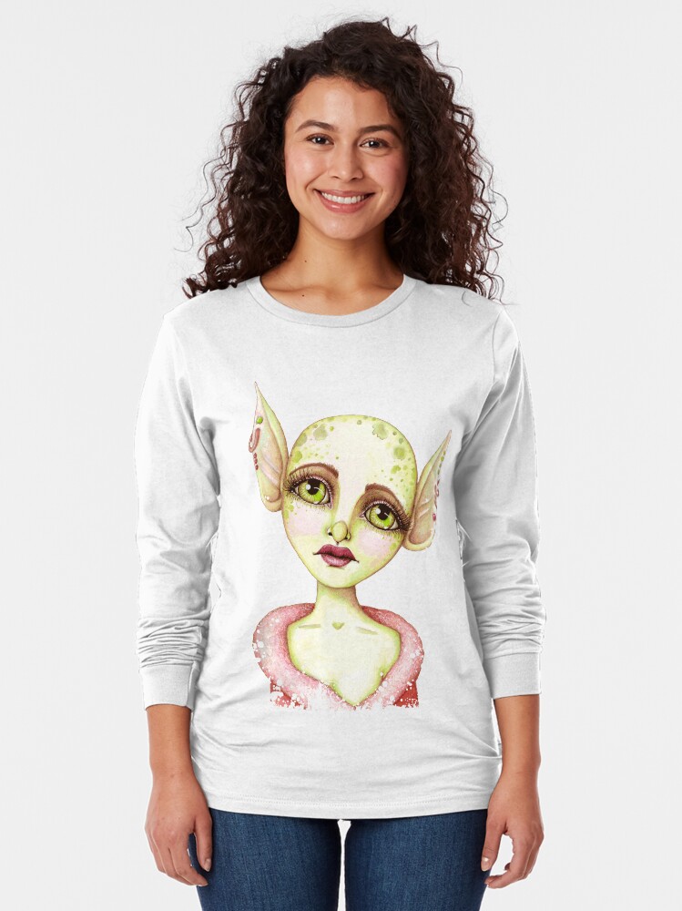 Alternate view of Goblin Girl Wishes Long Sleeve T-Shirt