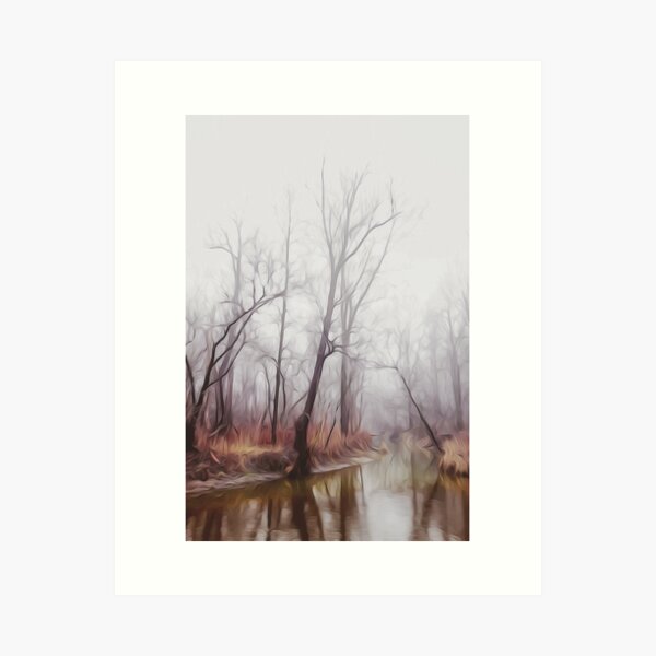 Spencer Creek - Winter Art Print