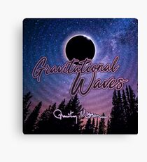 Gravitationswellen Album Artwork Leinwanddruck