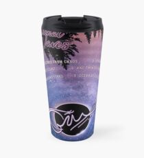 Gravitational Waves Back Cover Travel Mug