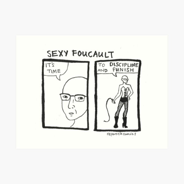 Sexy Foucault Art Print