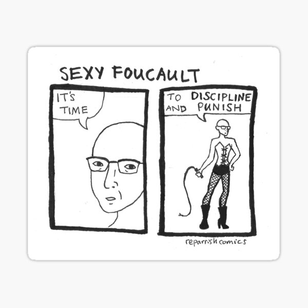 Sexy Foucault Sticker