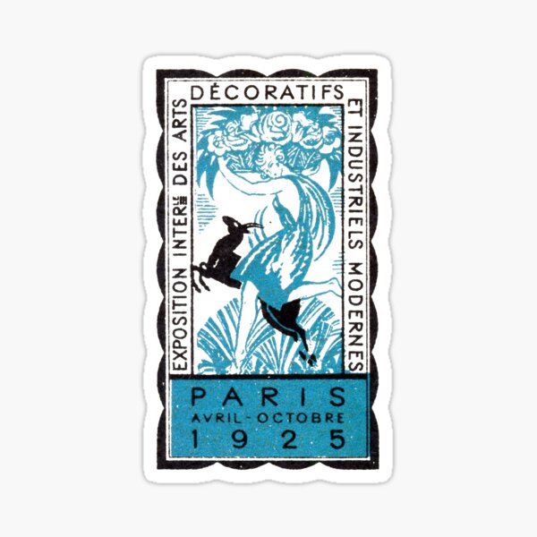 Aperçu de l'œuvre Exposition Art Déco de Paris 1925 créée et vendue par historicimage.