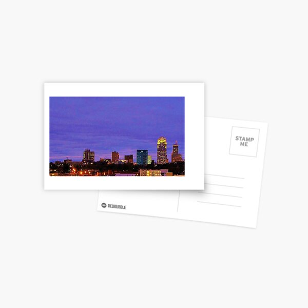 Winston Salem Skyline Postcard