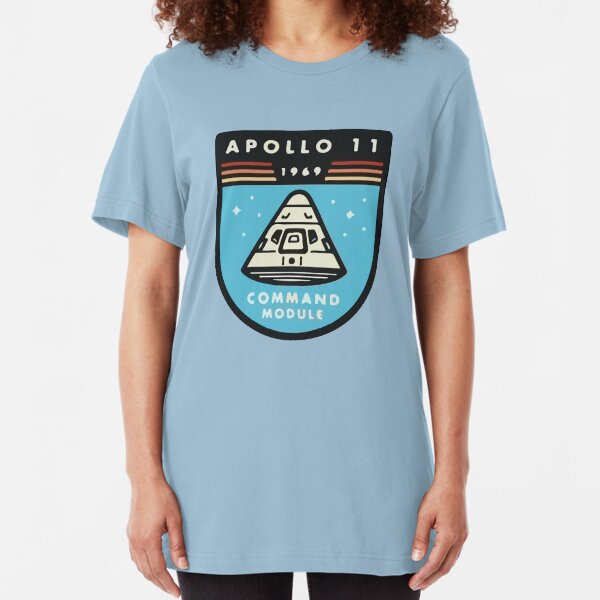 Apollo 11 Space Design Slim Fit T-Shirt