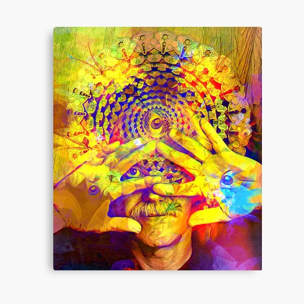 Item preview, Ram Dass Spiritual Trippy Third Eye Healing  designed and sold by Mystikos Art.