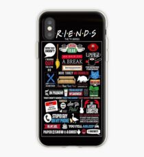 Freunde schwarz iPhone-Hülle & Cover