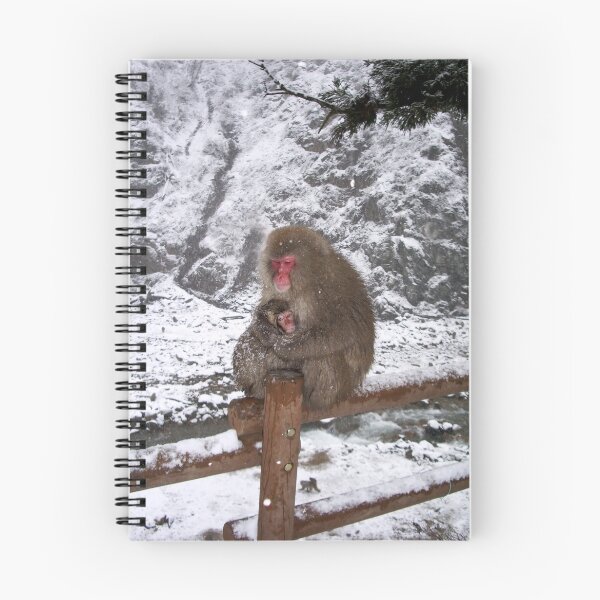 Item preview, who's looking after you - Nagano (Japanese Snow Monkey (Nihon Zaru)) hot springs forest, Japan designed and sold by Kane Horwill.