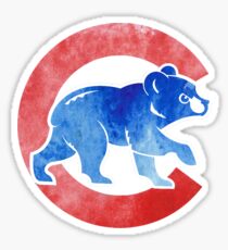 Watercolor Cubs Sticker