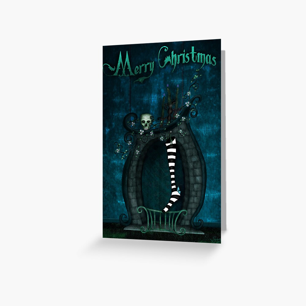 A Witch's Christmas (card) Greeting Card