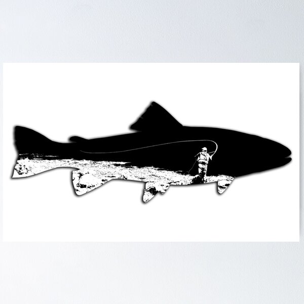 Item preview, Fly fisherman designed and sold by tstreamsnz.