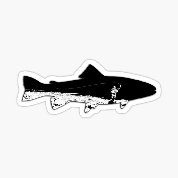 Fly Fishing Casting Stickers for Sale