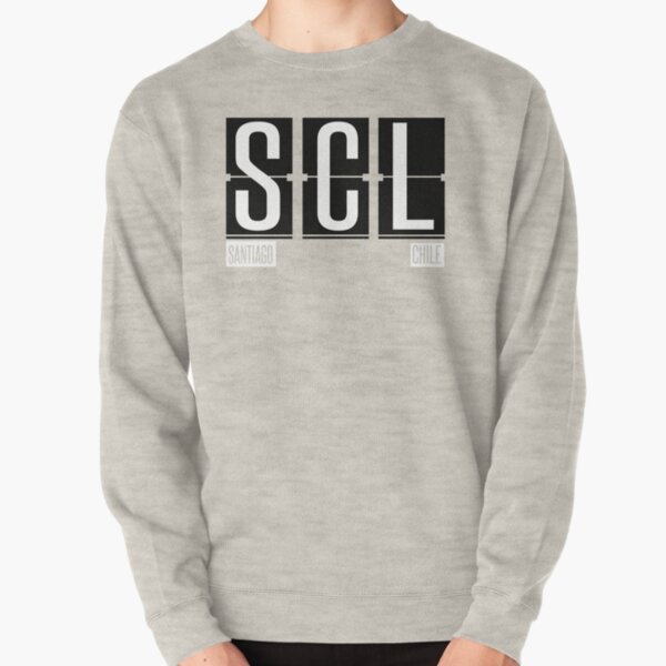 SCL - Santiago Chile - Airport Code Souvenir or Gift Design Pullover Sweatshirt