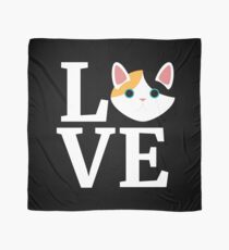 I Love My Japanese Bobtail Cat T-Shirt Cat Lover Gift Tee Scarf
