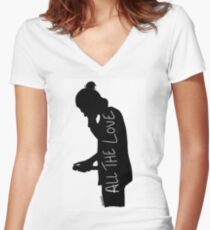 Harry Silhouette Women's Fitted V-Neck T-Shirt