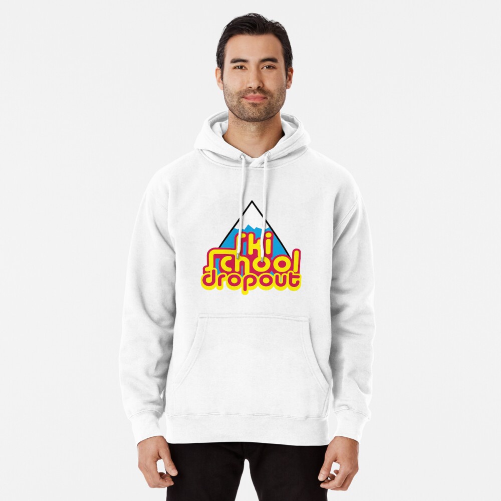 Apres Ski Instructor Hooded Sweatshirt Ski School Dropout Sweater - Main Image