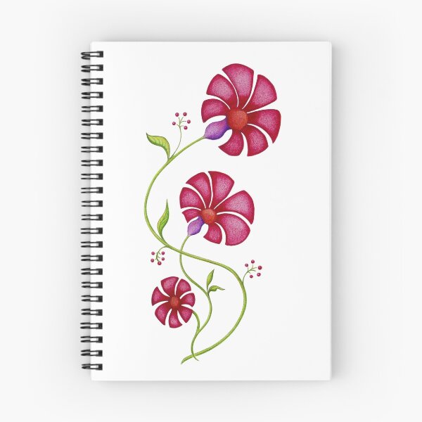 Item preview, Provencal Red Flowers designed and sold by mrana.