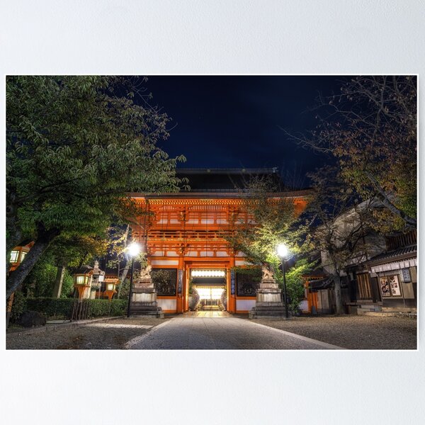 Item preview, Yasaka Jinja Gate at night designed and sold by aaronchoi.