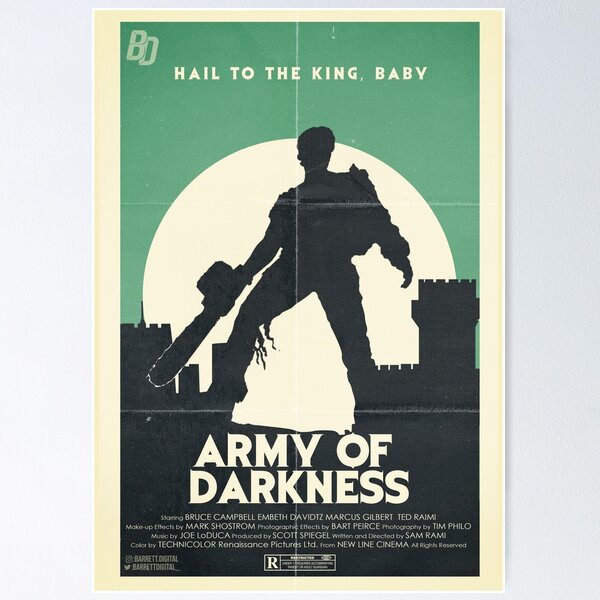 Army of Darkness-an Original Vintage Movie Poster for Sam 