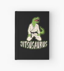Jiu Jitsu Martial Art Dinosaur Fighter Gift Hardcover Journal