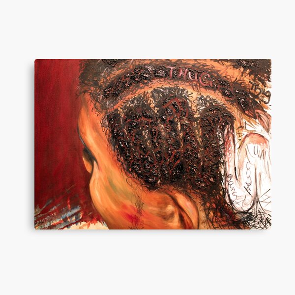 I hate my new hairstyle because they said it gives me a thug image...what's a thug image - Crown and Glory Series Canvas Print