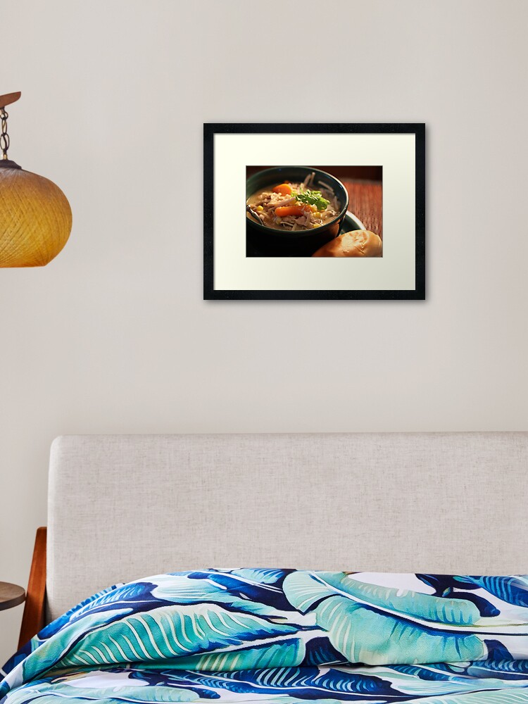 Thumbnail 2 of 7, Framed Art Print, Day After Thanksgiving - Turkey Soup designed and sold by eelsblueEllen.
