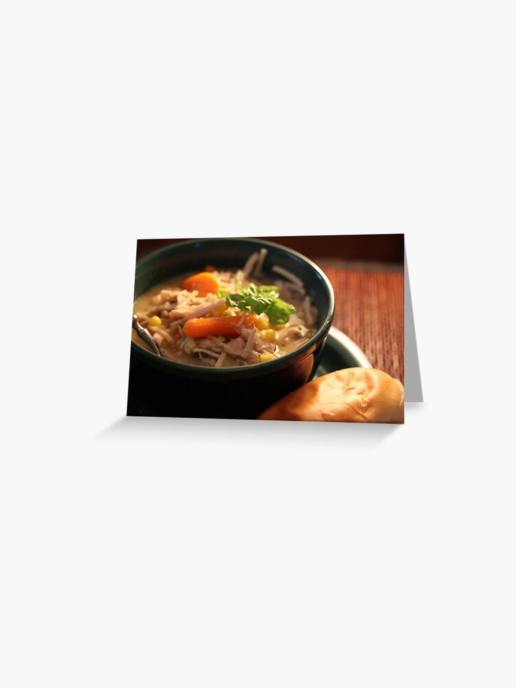 Thumbnail 1 of 2, Greeting Card, Day After Thanksgiving - Turkey Soup designed and sold by eelsblueEllen.