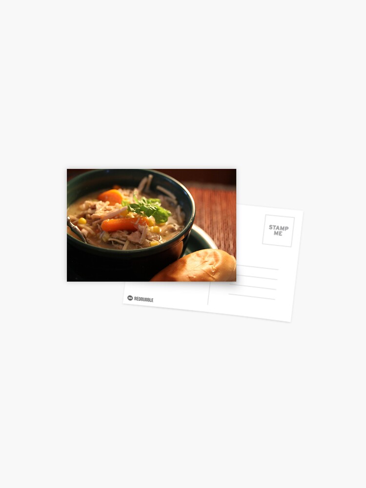 Thumbnail 1 of 2, Postcard, Day After Thanksgiving - Turkey Soup designed and sold by eelsblueEllen.